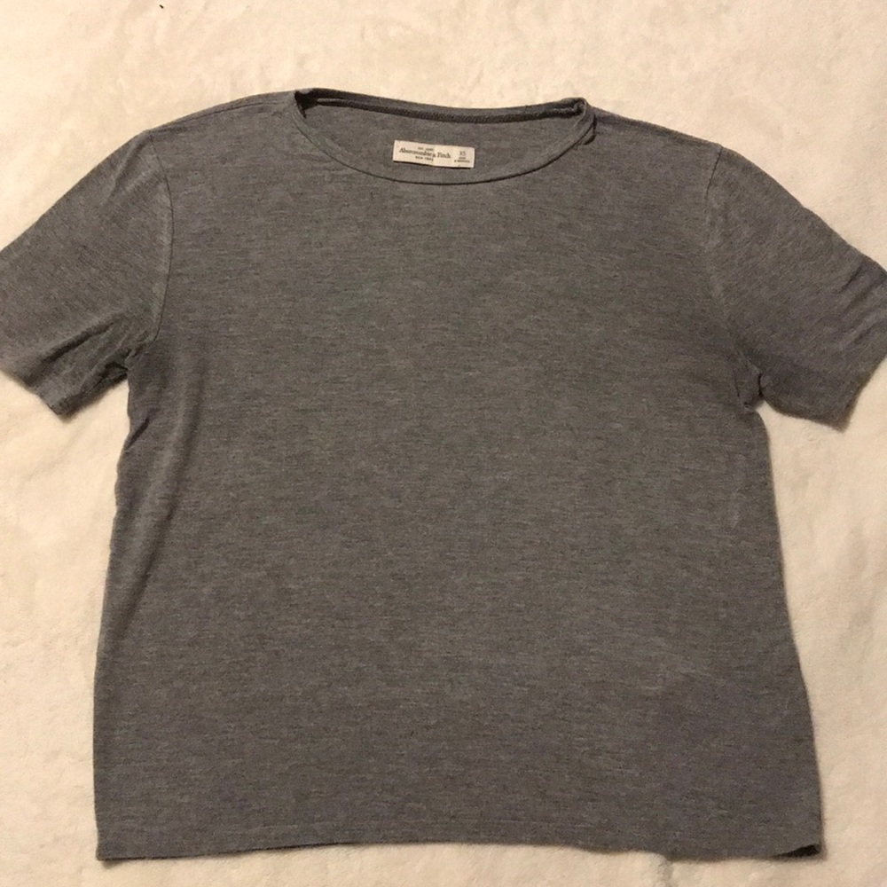 Abercrombie and Fitch grey t shirt